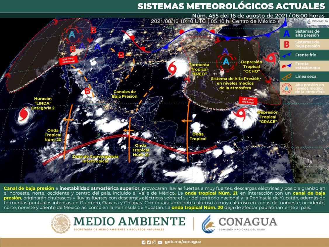 Se espera fuertes lluvias y granizadas en el país