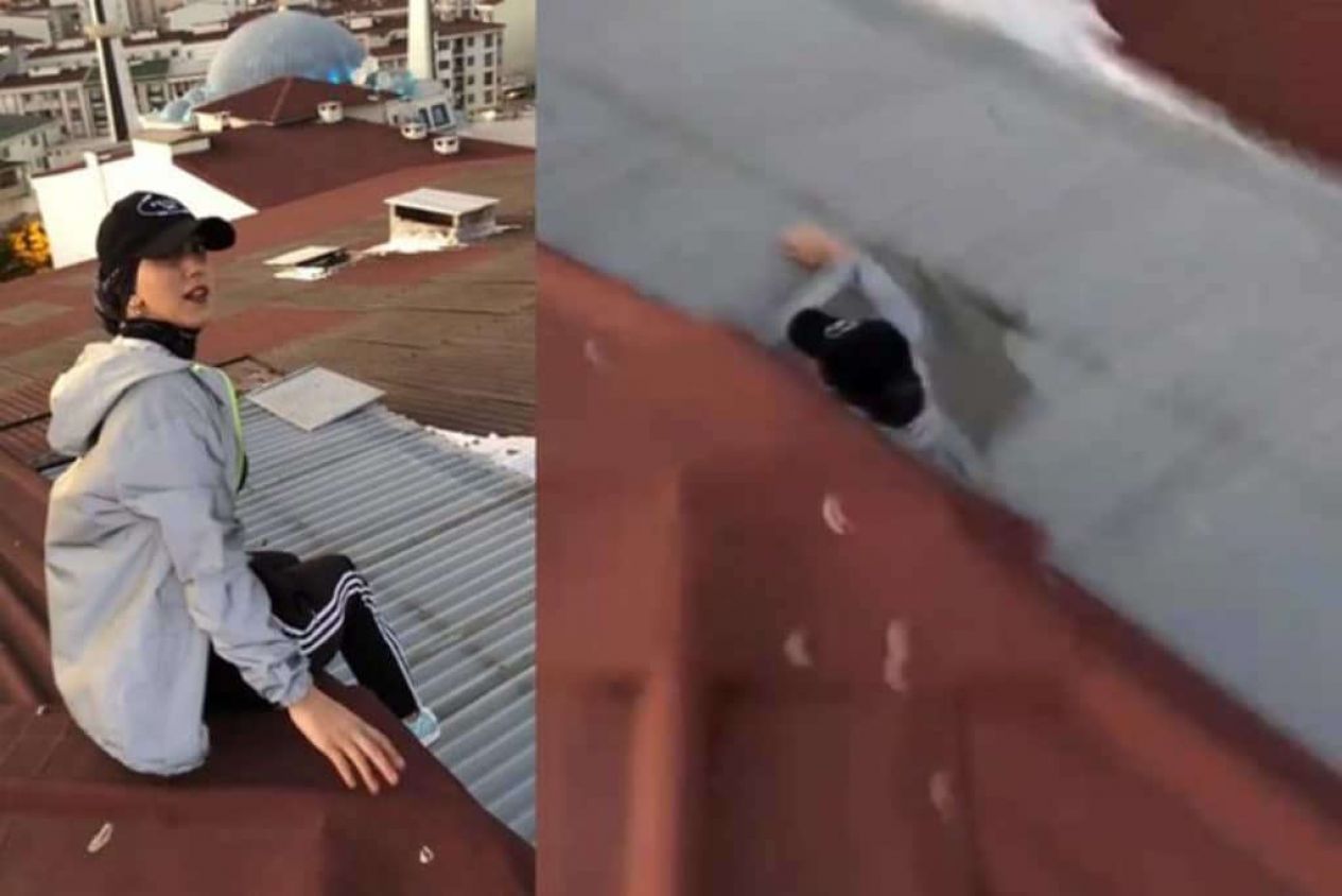Joven graba video para TikTok y cae 50 metros al vacío; VIDEO
