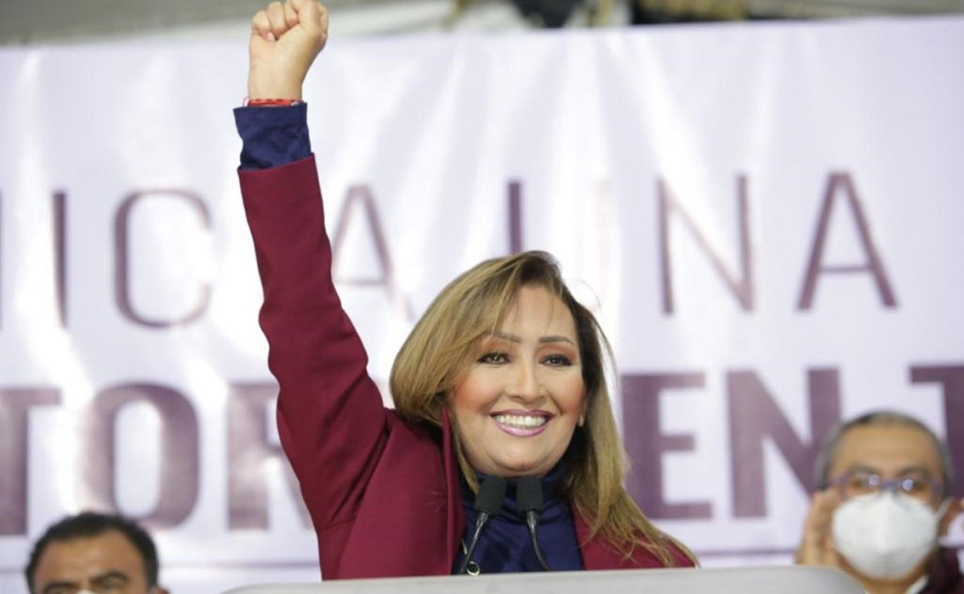 Escala Lorena Cuellar al 4to lugar en ranking de México Elige