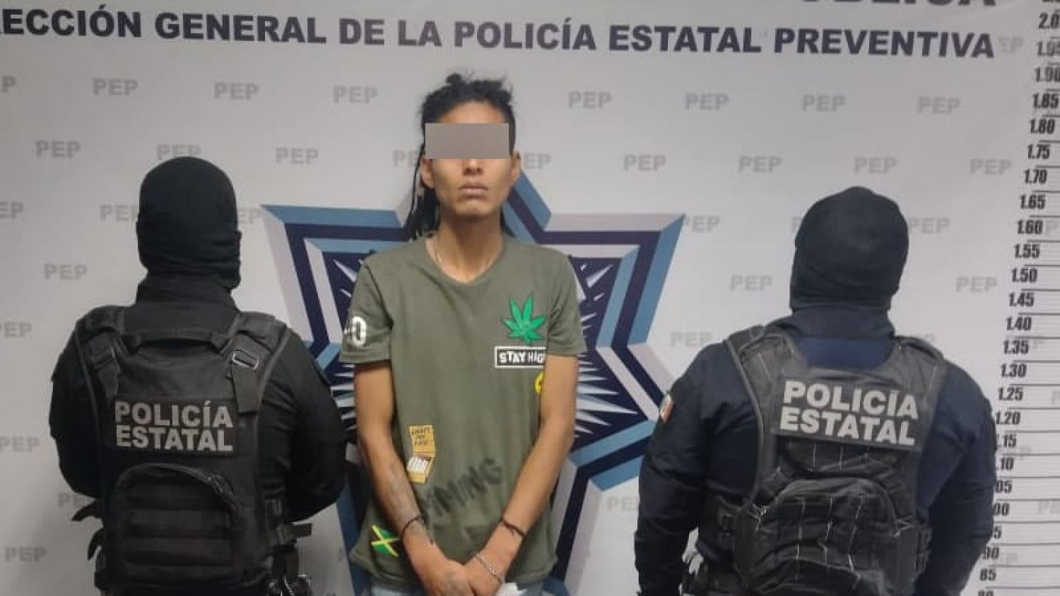 Policía detiene a narcomenudista en la Resurrección, tenia mas de 6 kilos de marihuana