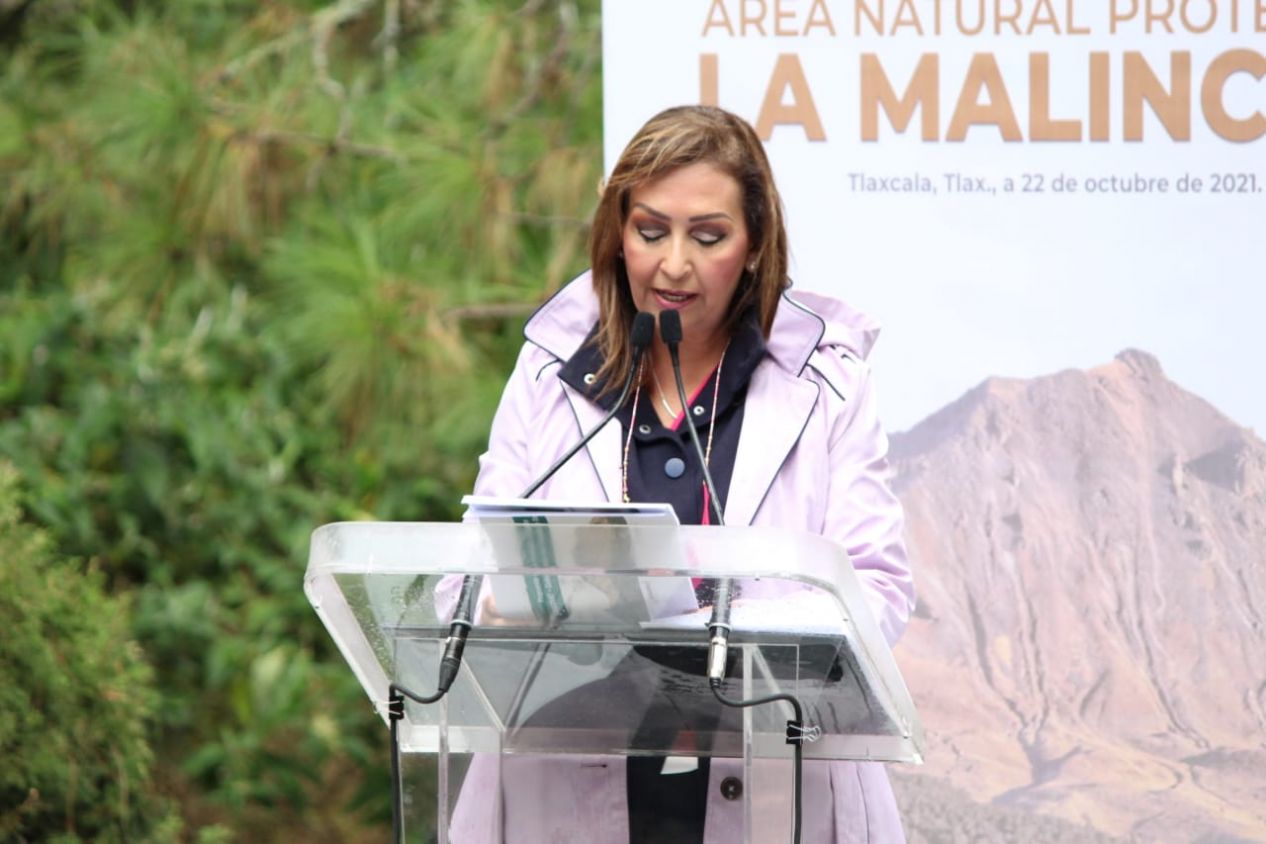 Anuncia Lorena Cuéllar construcción de Cuartel de la GN en La Malintzi