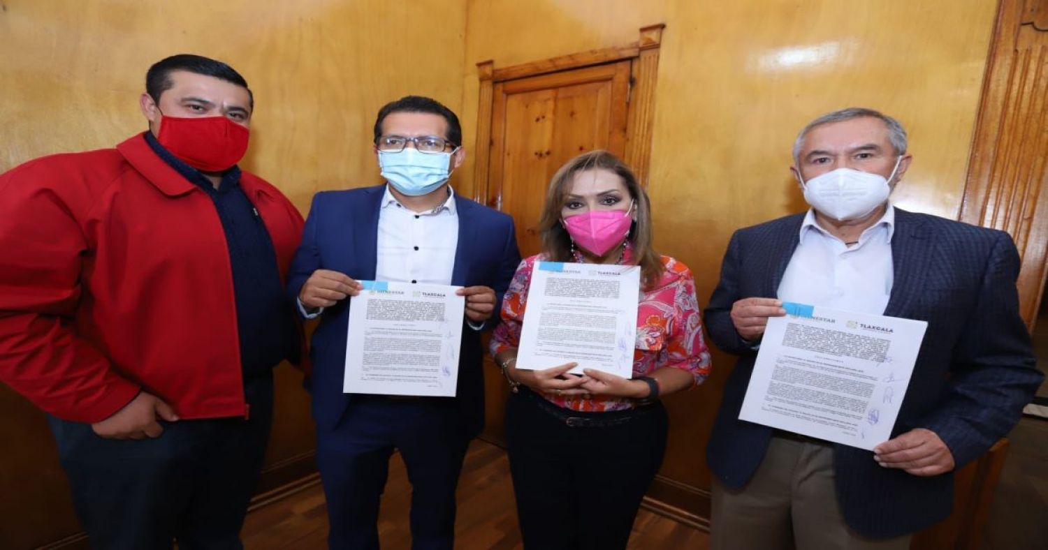 Gobiernos estatal y federal acuerdan trabajar juntos para dignificar las condiciones de vida de los tlaxcaltecas
