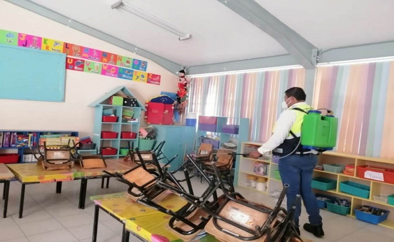 Sepe alista paquetes contra Covid 19 en escuelas de Tlaxcala