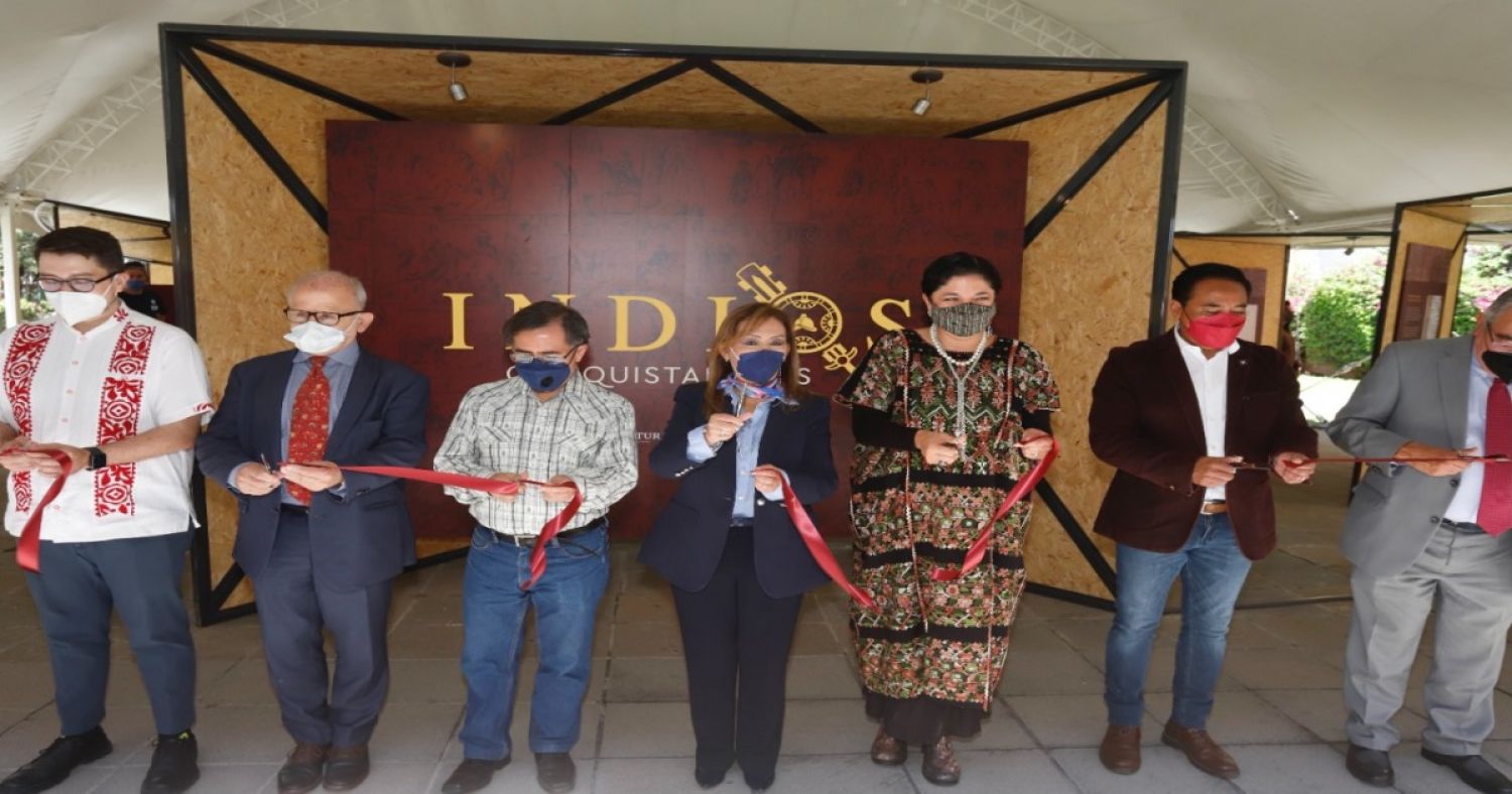 Inauguró Lorena Cuéllar exposición “Indios Conquistadores”
