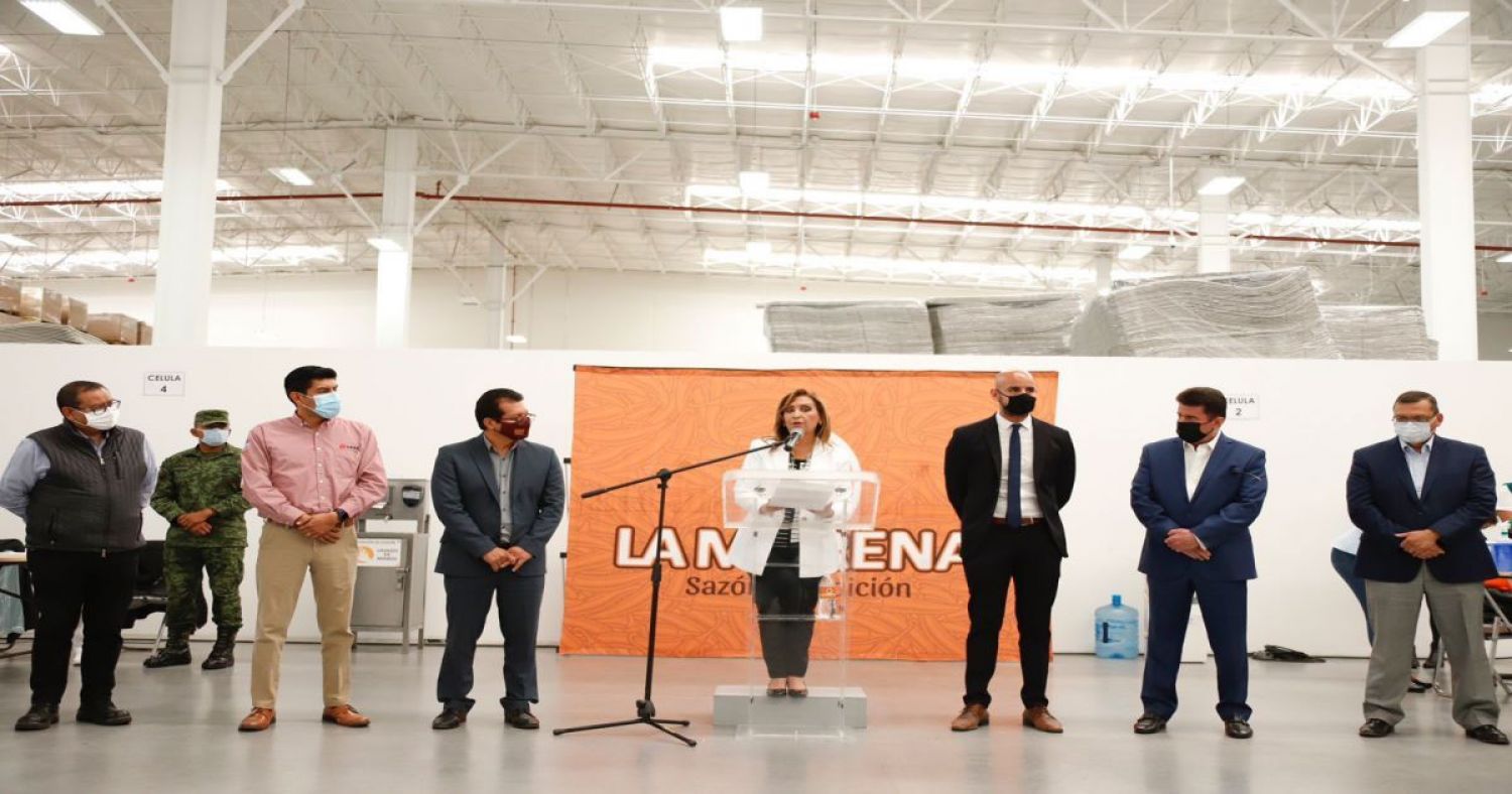 Atestigua Lorena Cuéllar aplicación de vacunas en nodo industrial de Huamantla