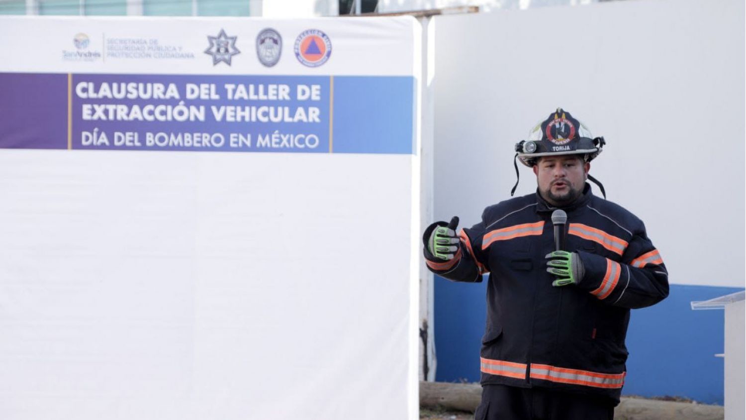 Gobierno de San Andrés Cholula conmemoró el Día del Bombero 