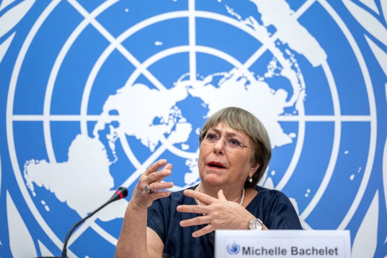Admite Michelle Bachelet que ha recibido presiones de China a causa del informe sobre Xinjiang