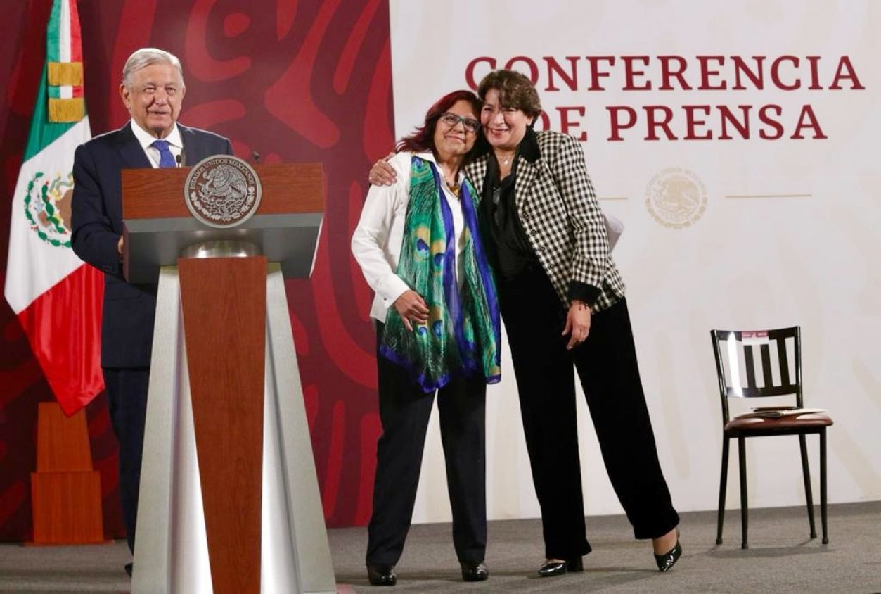 Delfina Gómez justifica nuevo plan de estudios y se despide de la SEP