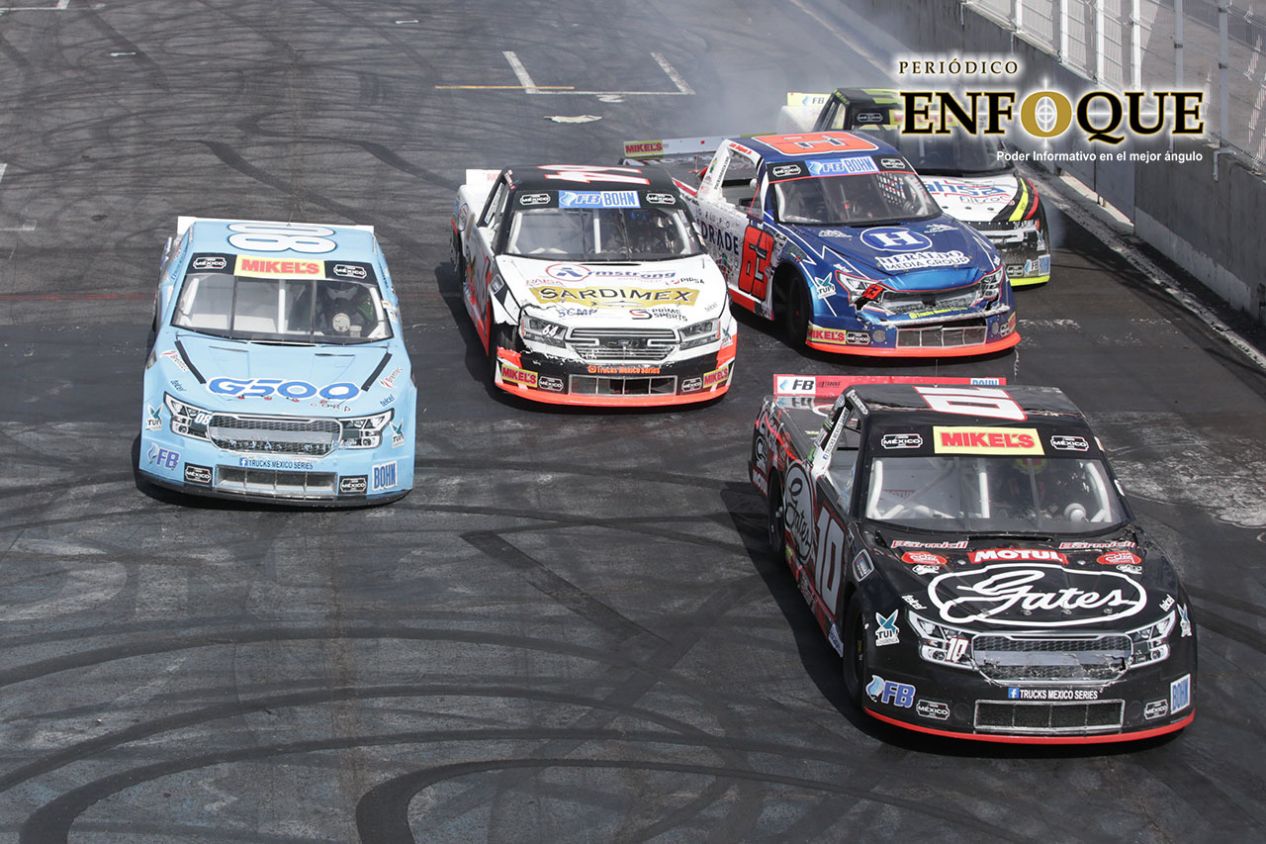 Rubén García Jr. se coronó campeón de Nascar en Puebla