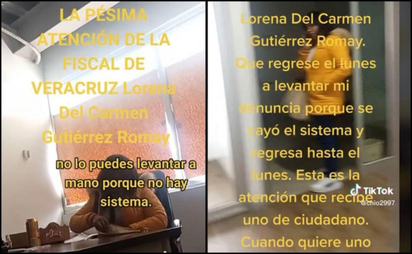 Denuncian a funcionaria de Fiscalía por negar atención (Vídeo)