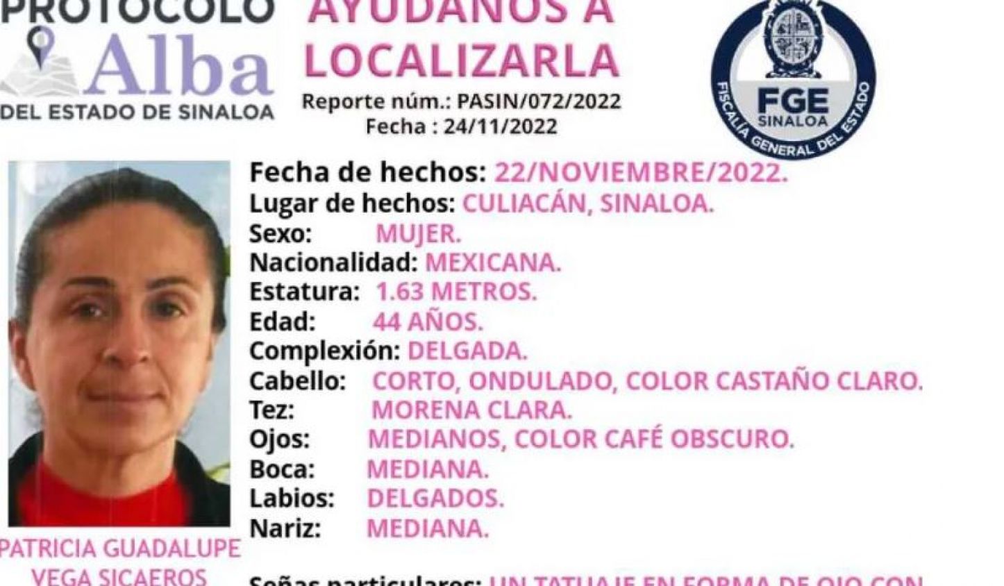 En Sinaloa, policías encuentran a mujer que fue reportada como desaparecida desde noviembre
