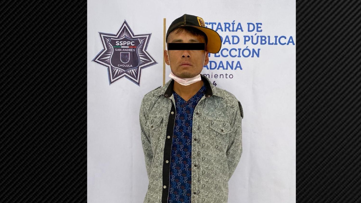 Detiene en San Andrés Cholula a presunto sospechoso de robo a negocio particular