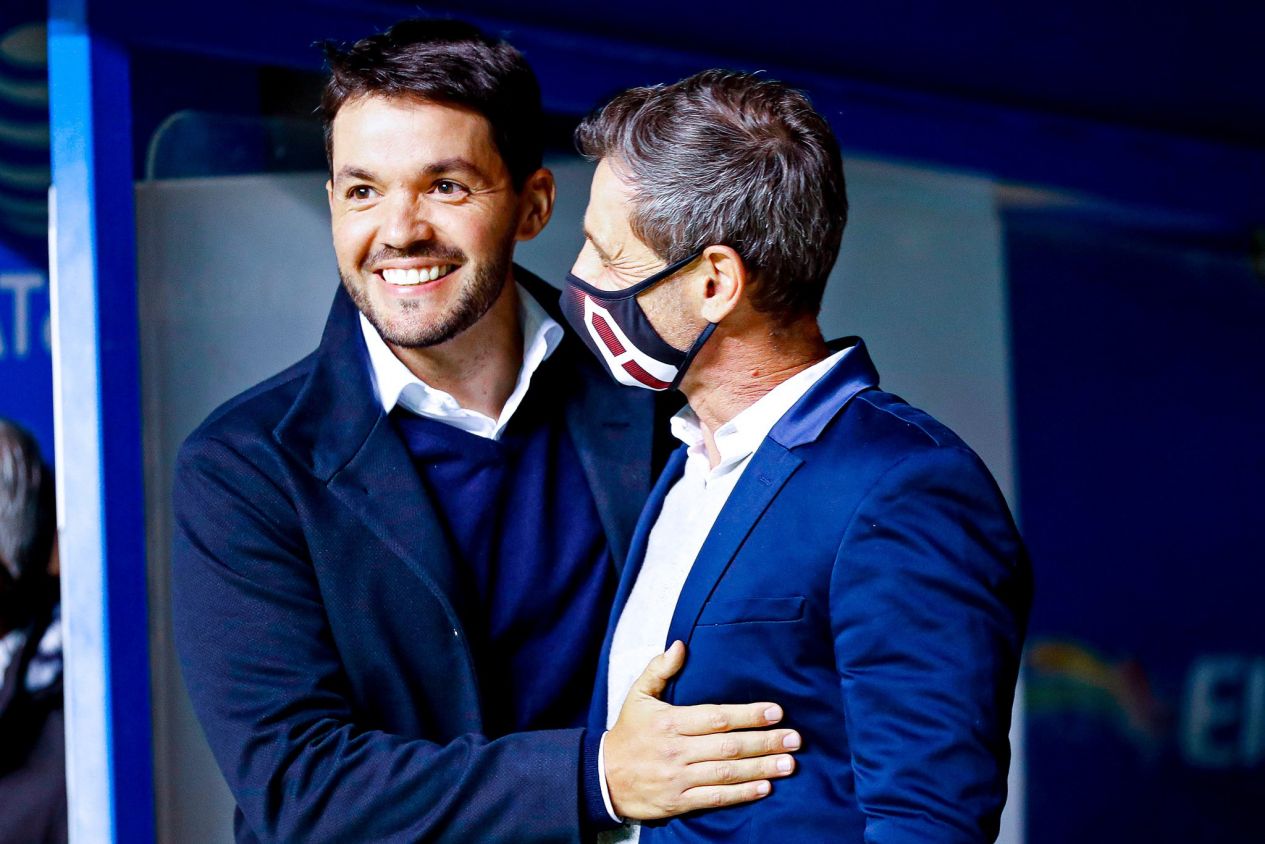 Nicolás Larcamón, orgulloso de su Puebla 