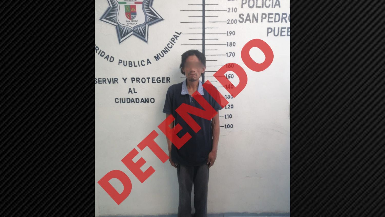 Detienen en San Pedro Cholula a presunto ladrón de camionetas 