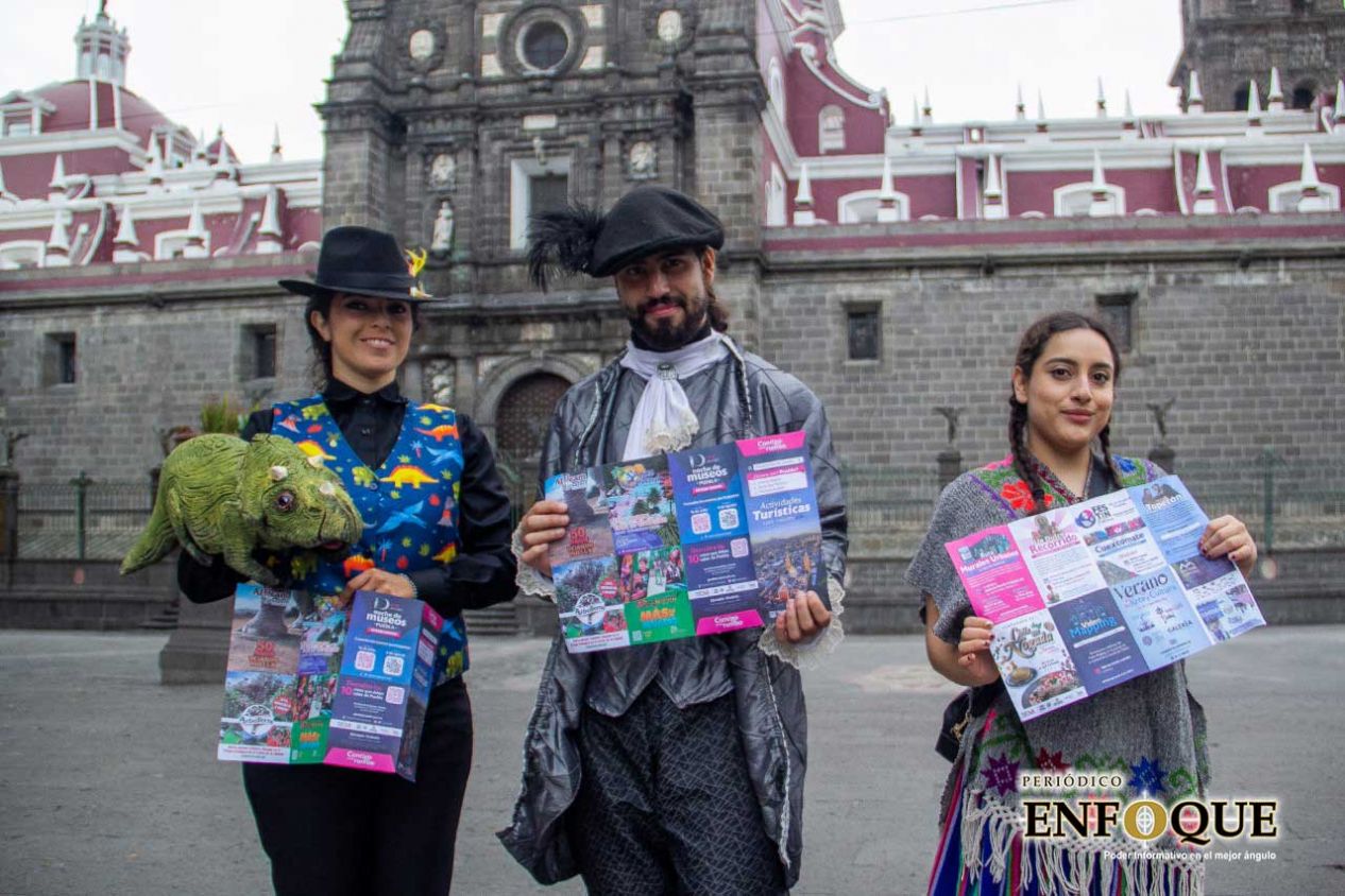 Ayuntamiento de Puebla presenta actividades turísticas verano 2022; esperan 500 mil turistas