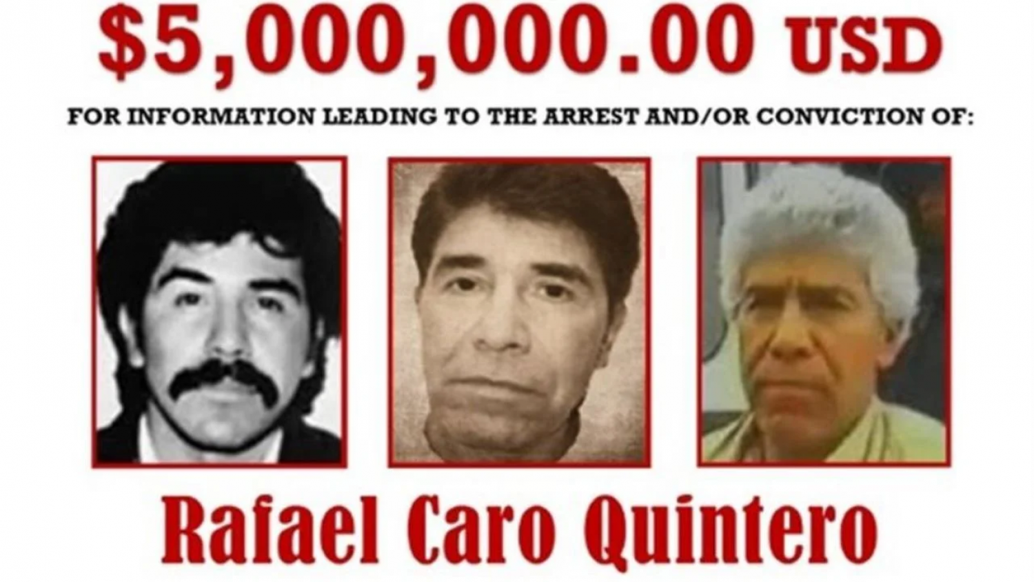 Secretaría de Marina captura al capo Rafael Caro Quintero