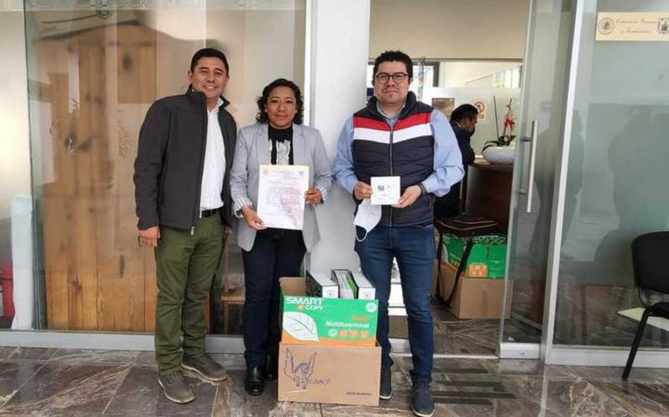 El municipio de Santa Cruz Tlaxcala es el segundo en entregar la cuenta pública