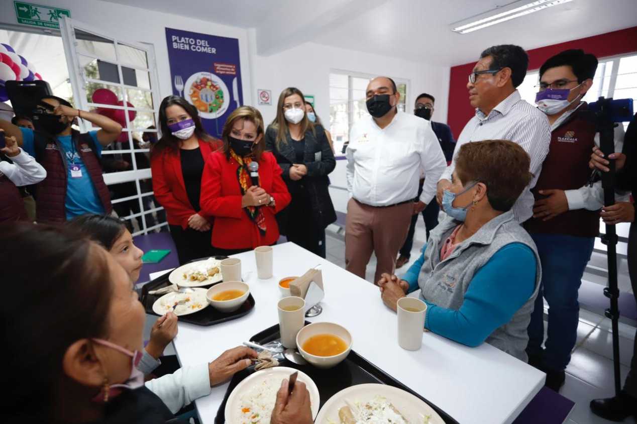 Gobernadora Lorena Cuéllar puso en Funciones Unidad De Bienestar Para Tu Nutrición en Xalostoc