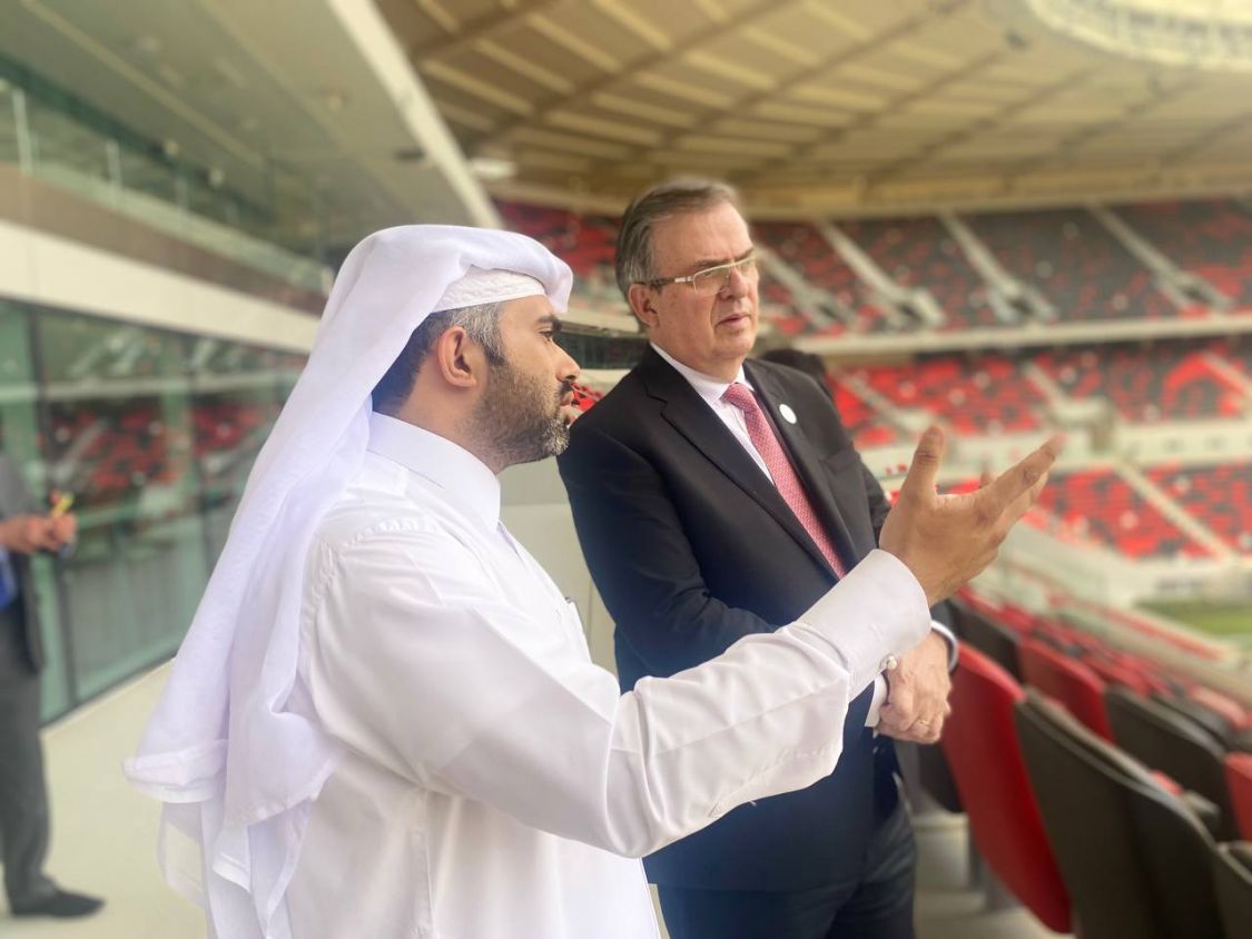 Marcelo Ebrard asegura que equipo en Qatar esta listo para atender a 80 mil mexicanos