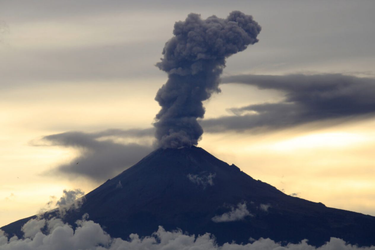 Actividad volcánica: Popocatépetl registra 27 exhalaciones 