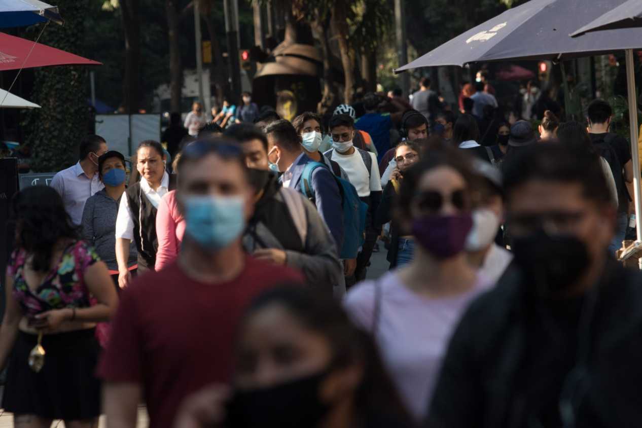 México registró el último día 15 mil 364 contagios y 29 muertes por Covid-19