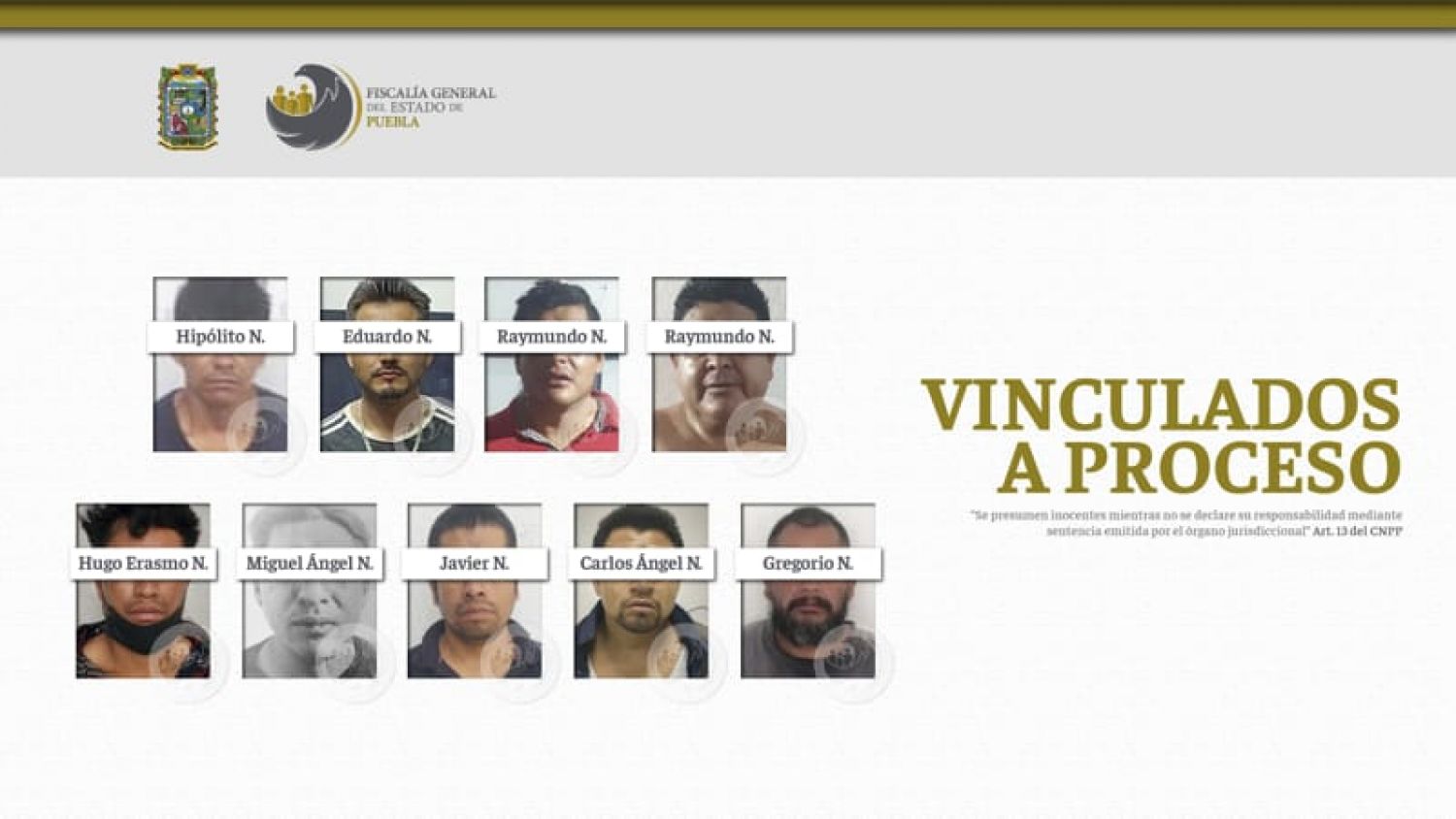 9 poblanos son vinuclados a proceso por violencia familiar 