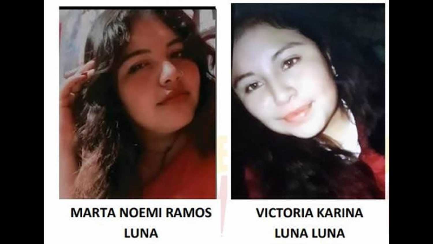 Se solicita de su apoyo para localizar a Karina Luna y Noemi Ramos vistas por última vez en Quimixtlán