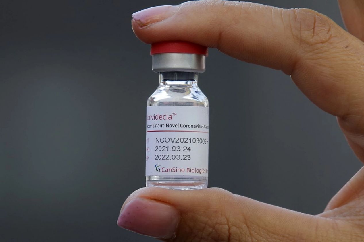 OMS aprueba uso de emergencia de la vacuna antiCovid Convidecia, producida por la farmacéutica CanSino