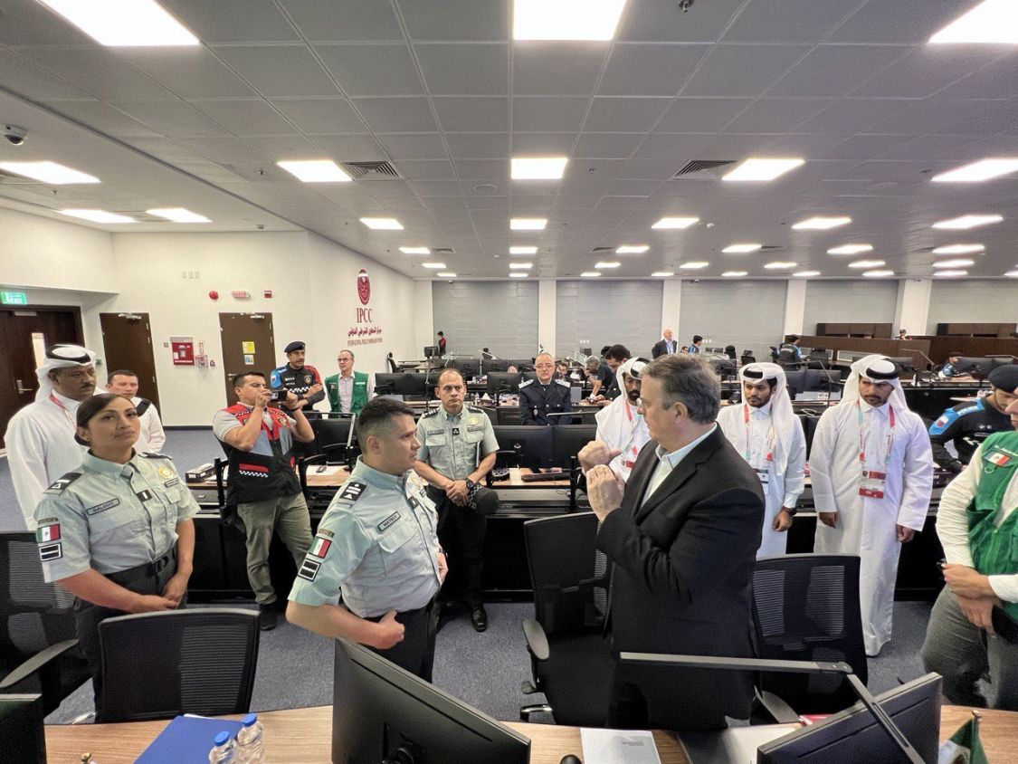 Fueron enviados a Qatar 14 integrantes de la Guardia Nacional por el Mundial de Futbol