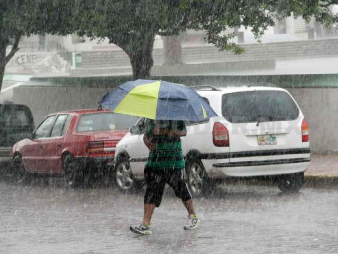 Este martes continuarán lluvias en el sur y sureste del país