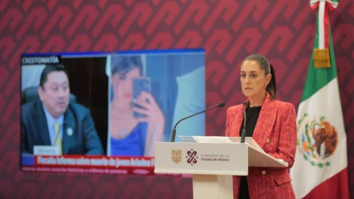 Confirma Sheinbaum que muerte de Ariadna Fernanda si fue por feminicidio 