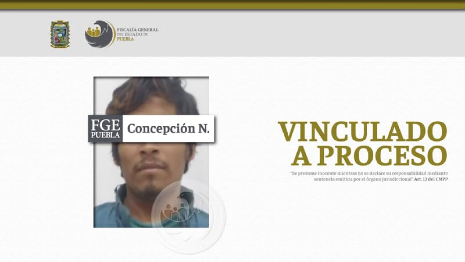 Concepción N es enviado a prisión por violar a una joven de 15 años con discapacidad mental