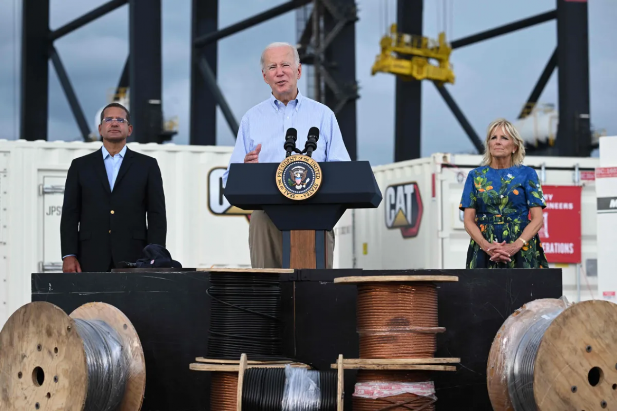 Anuncia Joe Biden ayuda de 60 millones para Puerto Rico; se utilizarán para canalizar río tras inundaciones por 'Fiona'