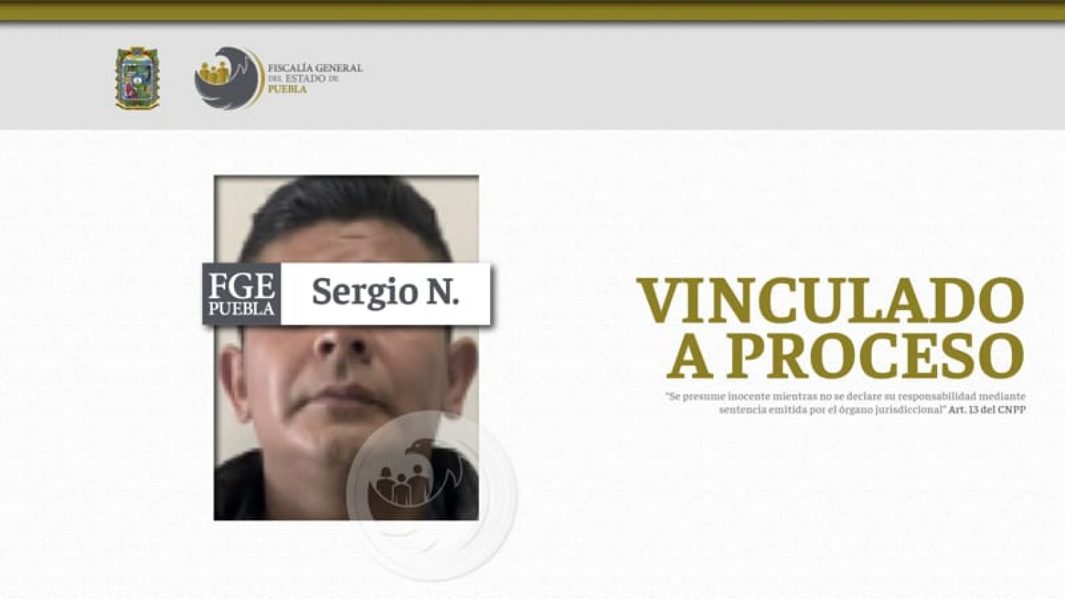 Sergio N. es enviado a prisión por violar y amenazar a una mujer en Huauchinango
