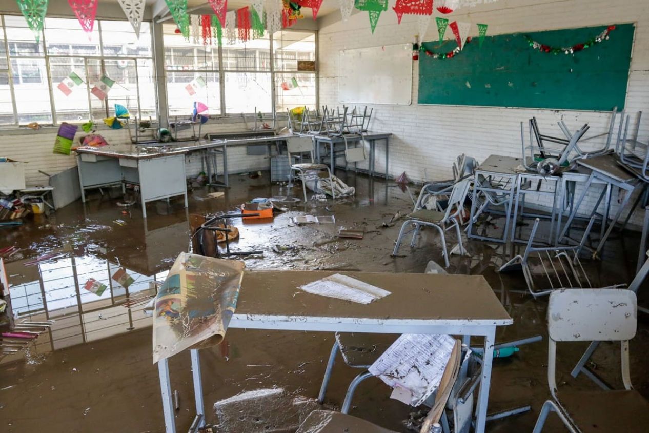 Tres escuelas de la capital poblana impartirán clases a distancia para la valoración de estos inmuebles tras daños por lluvias