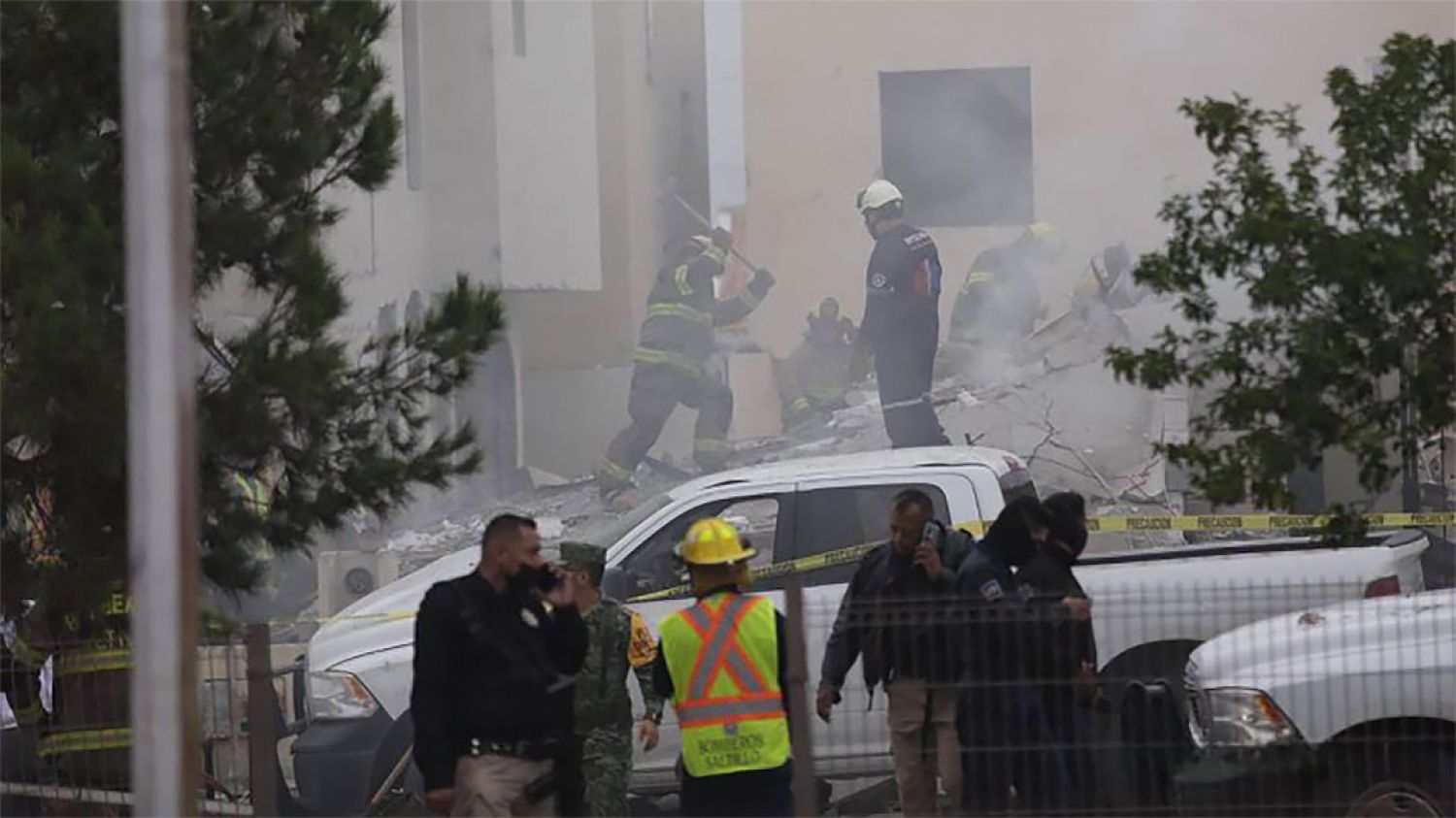 Explosión en Saltillo mata a dos agentes de la FGE