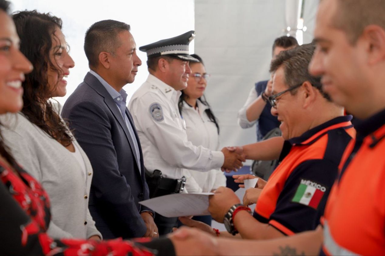 Reconoce gobierno de San Andrés Cholula a las y los bomberos en su día