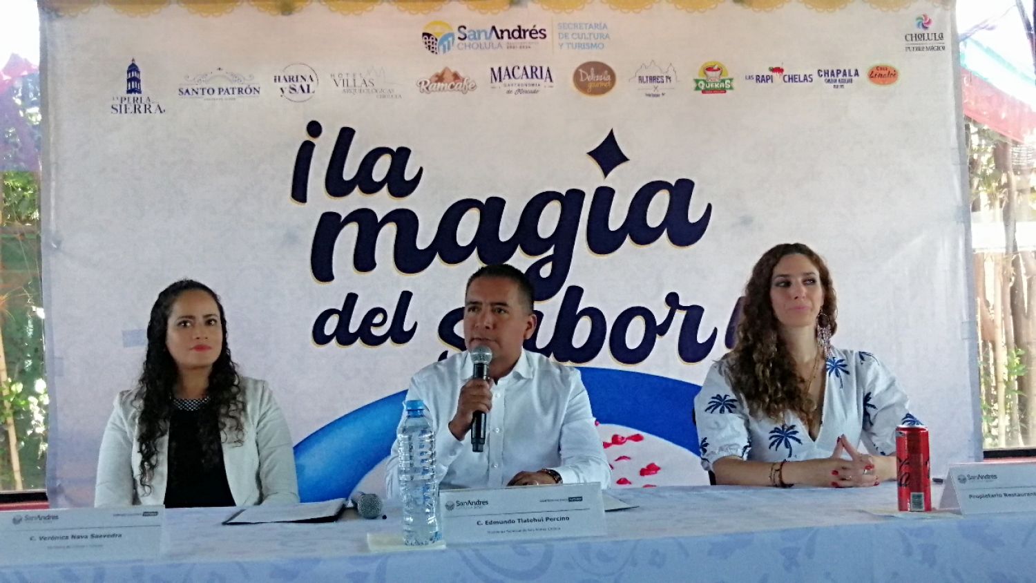 Aperturan primera edición ruta La Magia del sabor Chile en Nogada en San Andrés Cholula