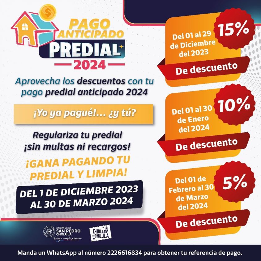 Anuncia Paola Angon beneficios del pago predial anticipado 2024