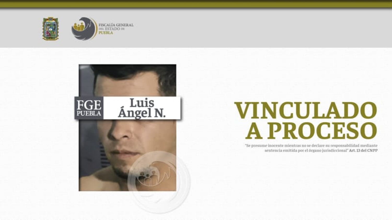 Luis Ángel N. es enviado a prisión por asesinar a su novia cuando ella terminó la relación sentimental.