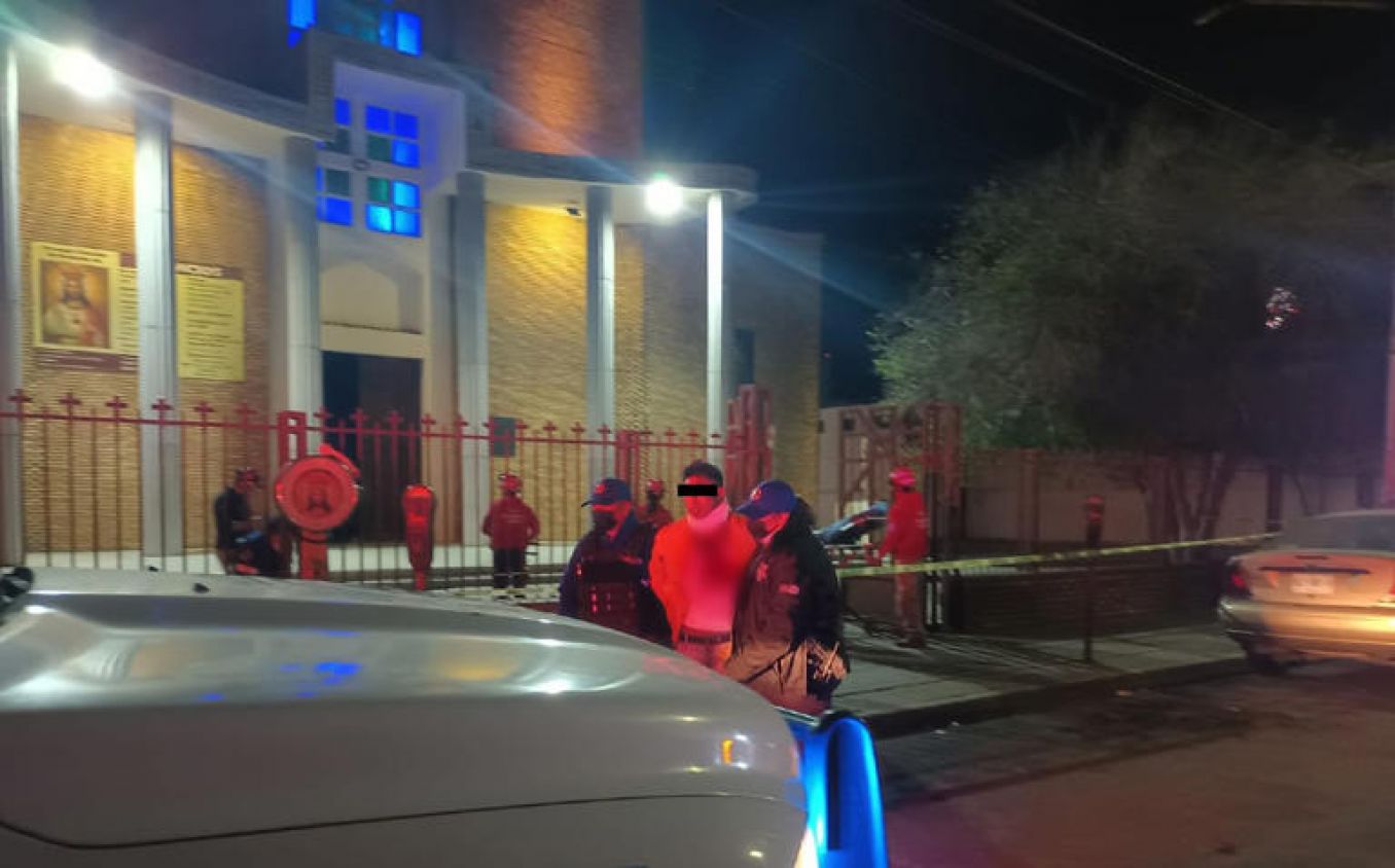 Presunto ladrón termina herido con espada del Arcángel Miguel en iglesia