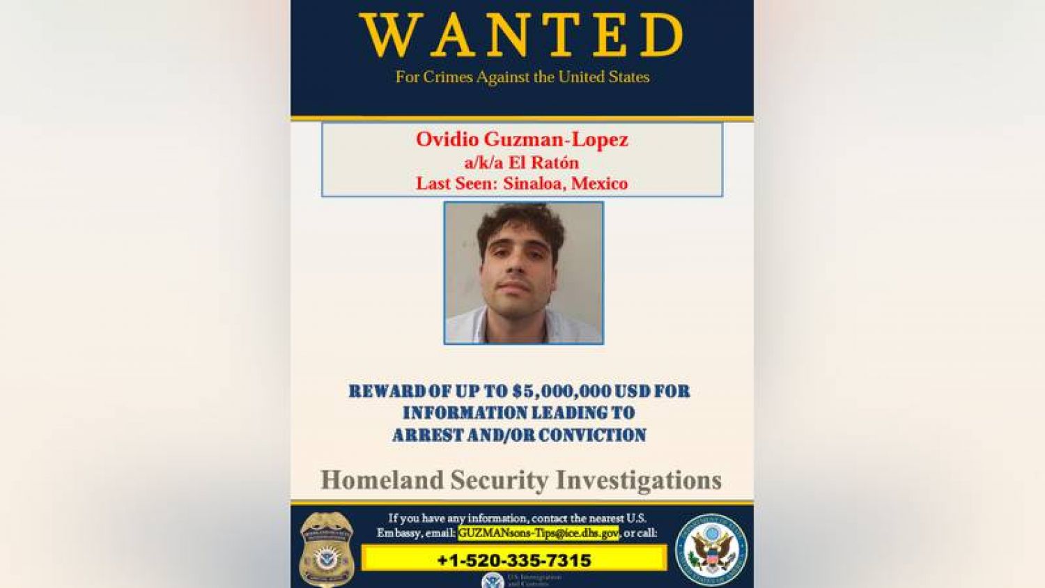 Extradición de Ovidio Guzmán: Estados Unidos hace petición formal a México