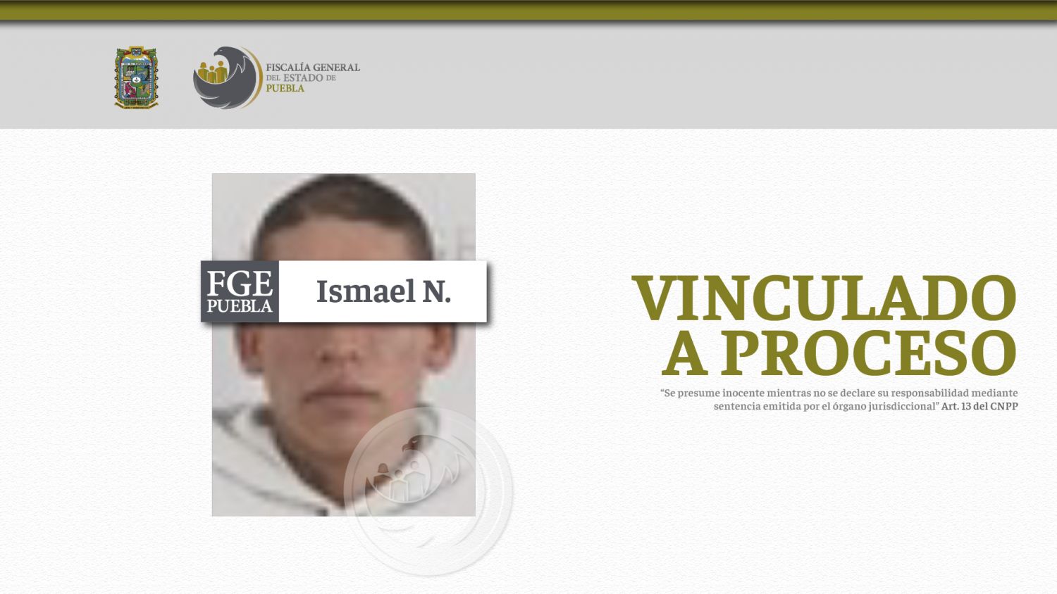 FGE obtuvo vinculación a proceso contra presunto homicida de su tío