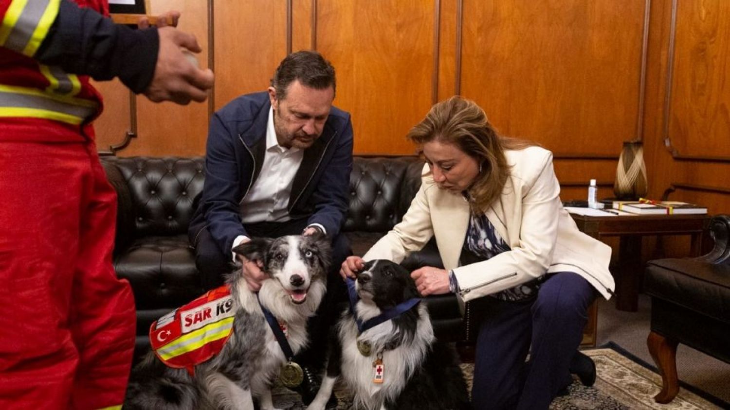 Premian a Orly y Balam por su trabajo en Turquía: Construirán escuela para perros en Querétaro