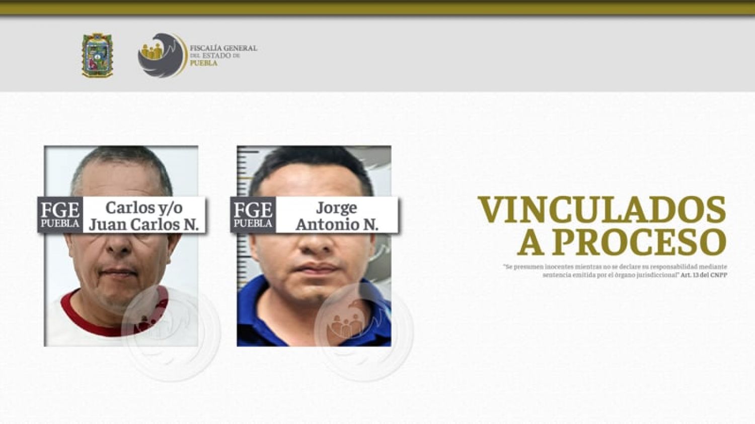 Jorge Antonio N. y Carlos N. son enviados a prisión por abuso sexual