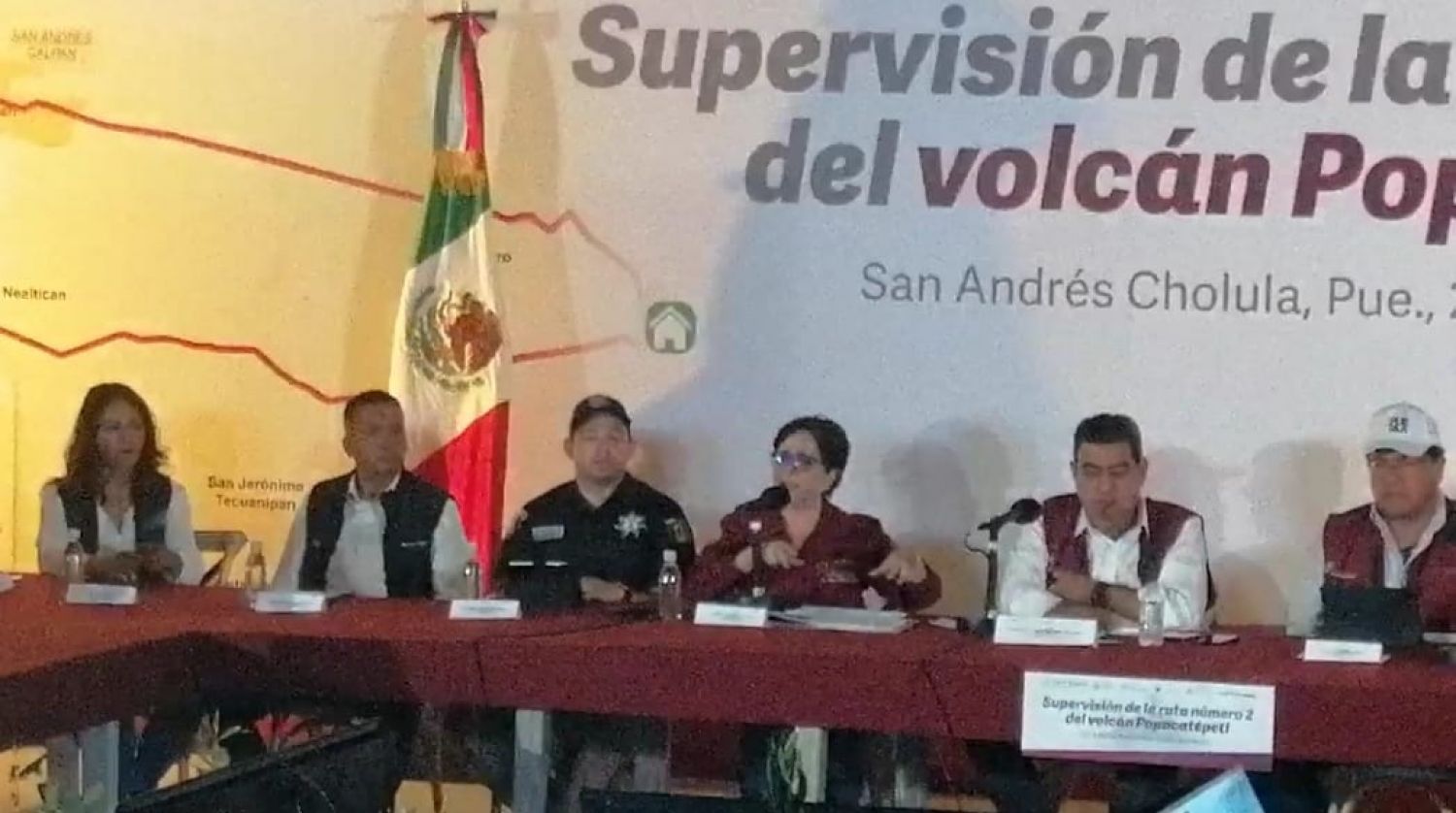 Puebla se mantiene en contingencia por caída de ceniza: Sergio Salomón Céspedes