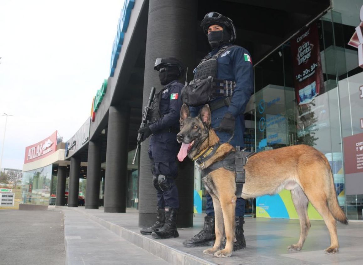 Implementa policía de San Andrés Cholula esquema de vigilancia ante temporada de aguinaldos