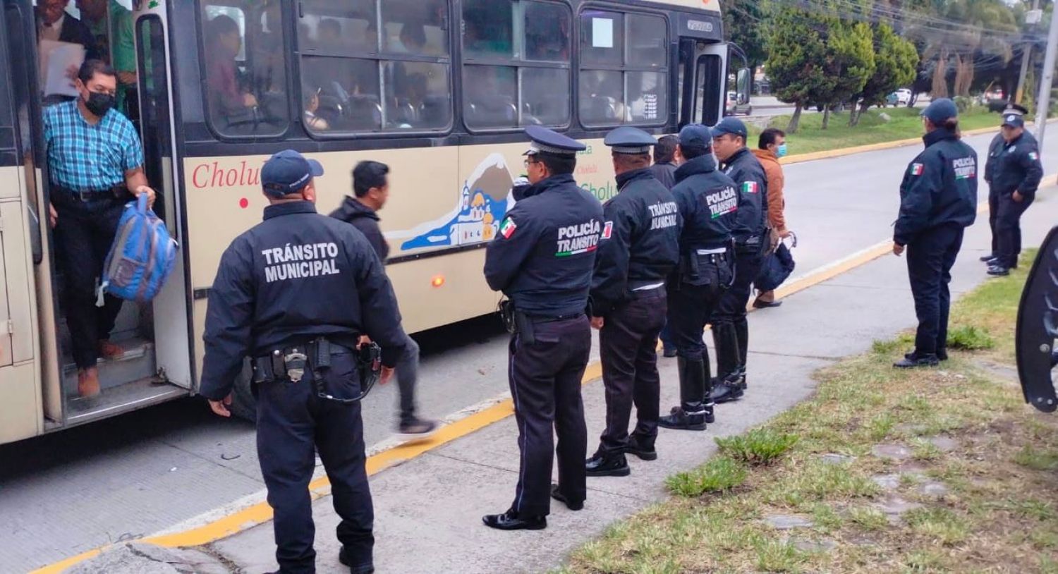 Mantiene vigente policía de San Andrés Cholula Operativo Pasajero Seguro