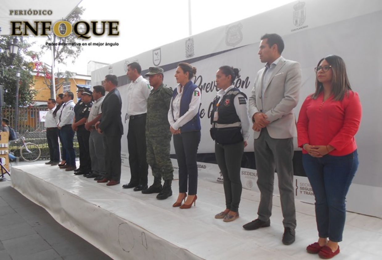 Realizan Jornada de Prevención para la Construcción de la Paz en Tlaxcalancingo 