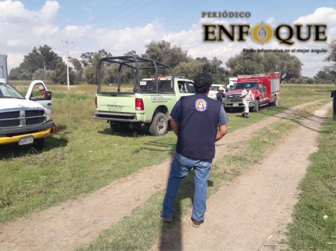 Controlan Fuga de Gas LP en Huejotzingo